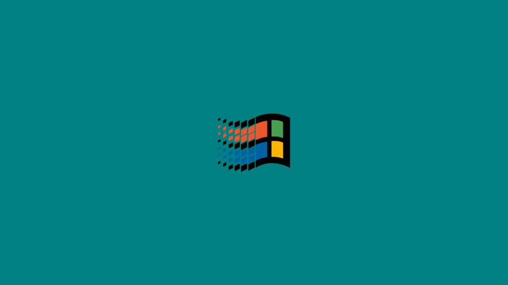 logo windows retro